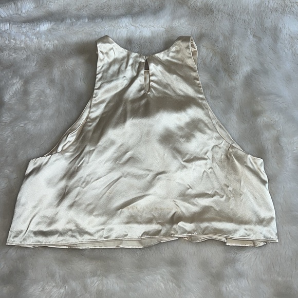 Reformation 100% silk high neck top - Picture 6 of 8